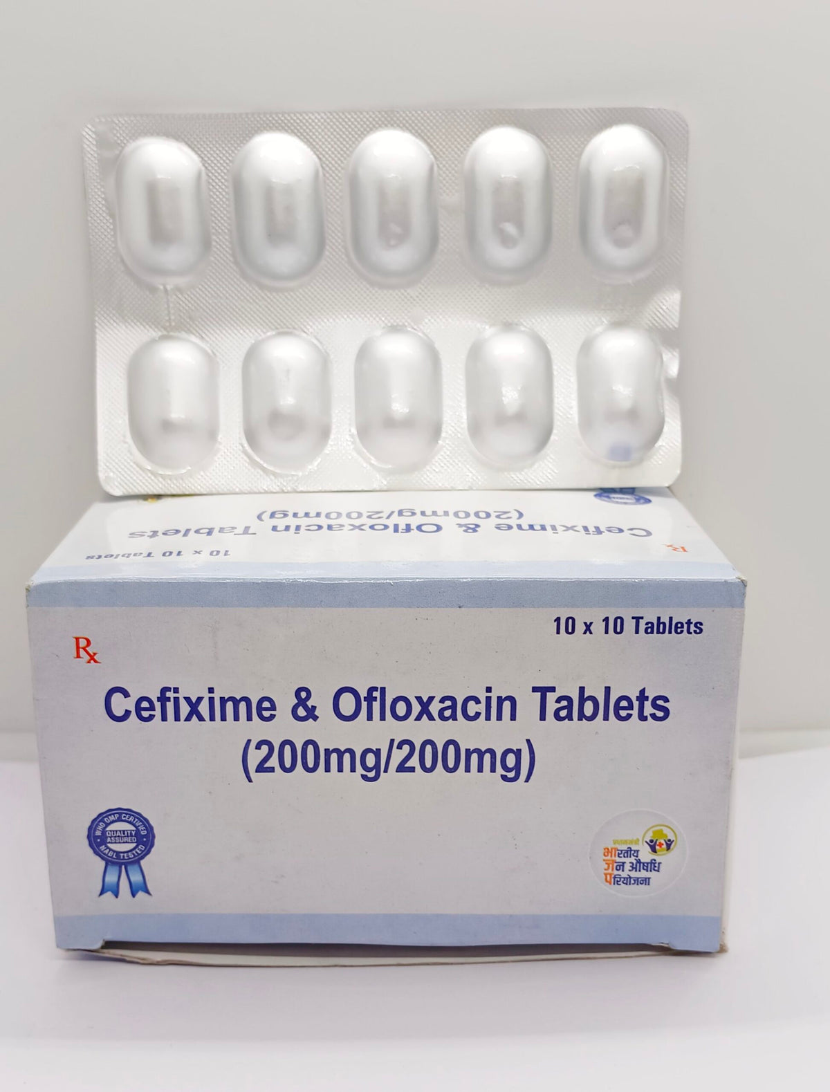 Cefixime 200mg and Ofloxacin 200mg Tablets