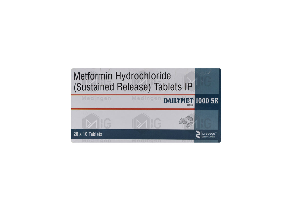 DAILYMET 1000SR TAB 1*10