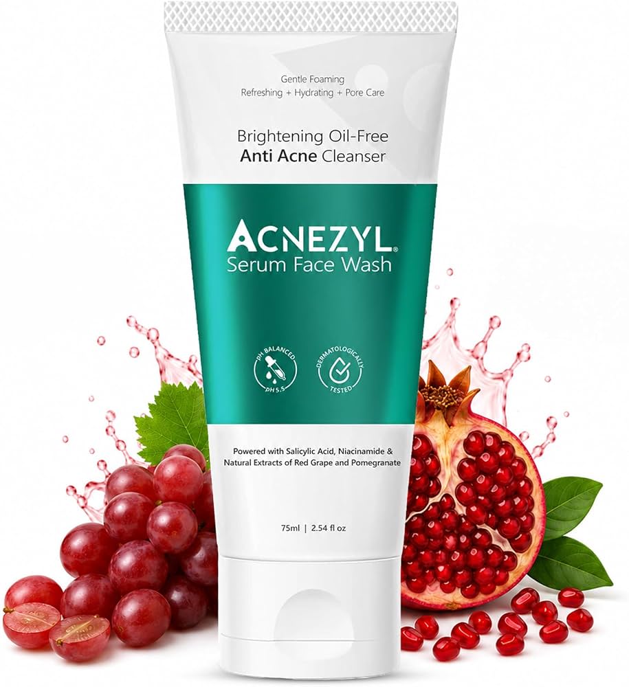 ACNEZYL Serum Face Wash | Salicylic Acid & Niacinamide Cleanser