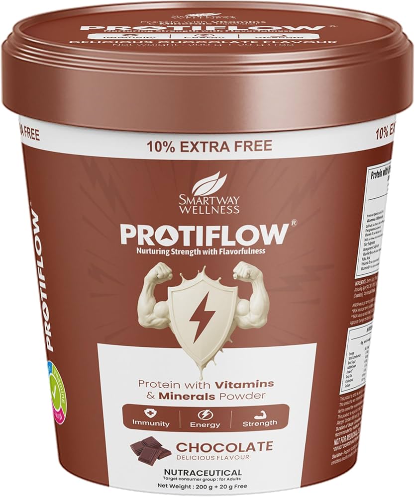 Protiflow Protein Powder | 5 g Protein with Vitamins & Minerals for Daily Nutrition