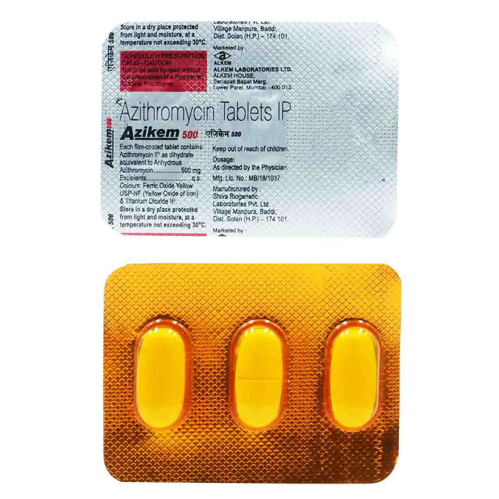 AZIKEM 500 TAB 1*3