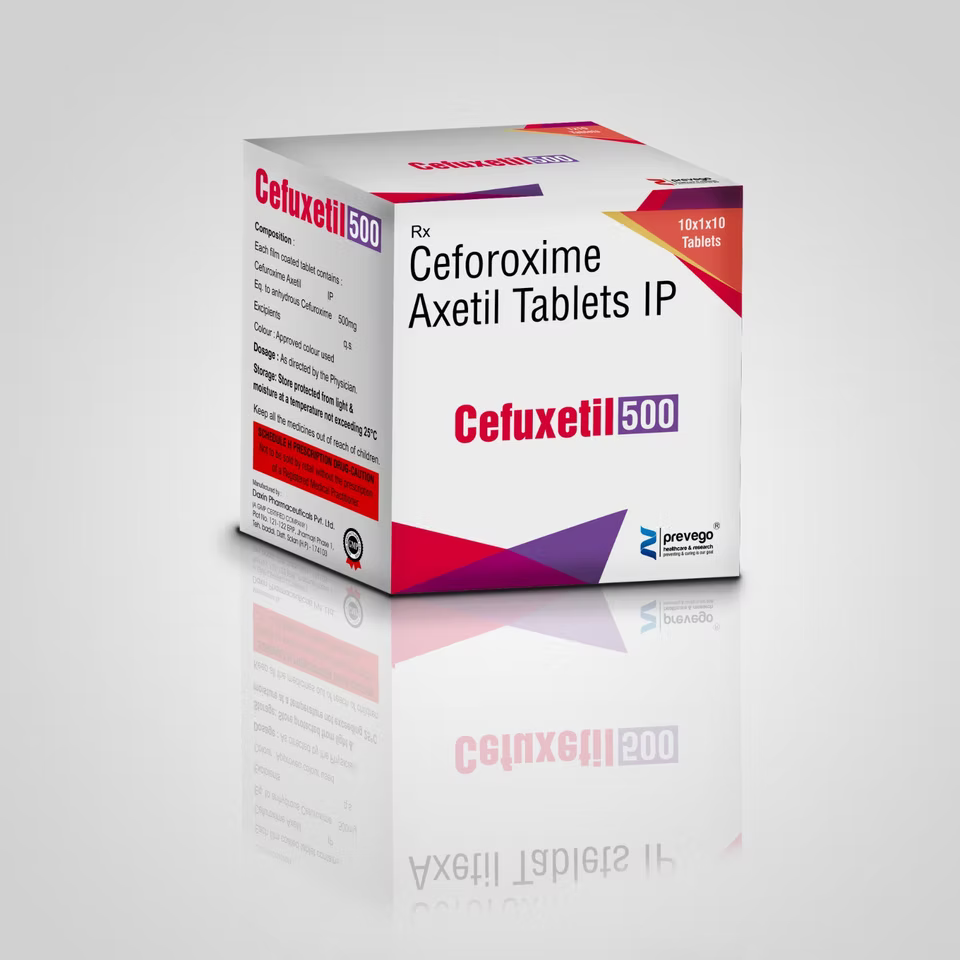 CEFUXETIL 500 TAB 1*10