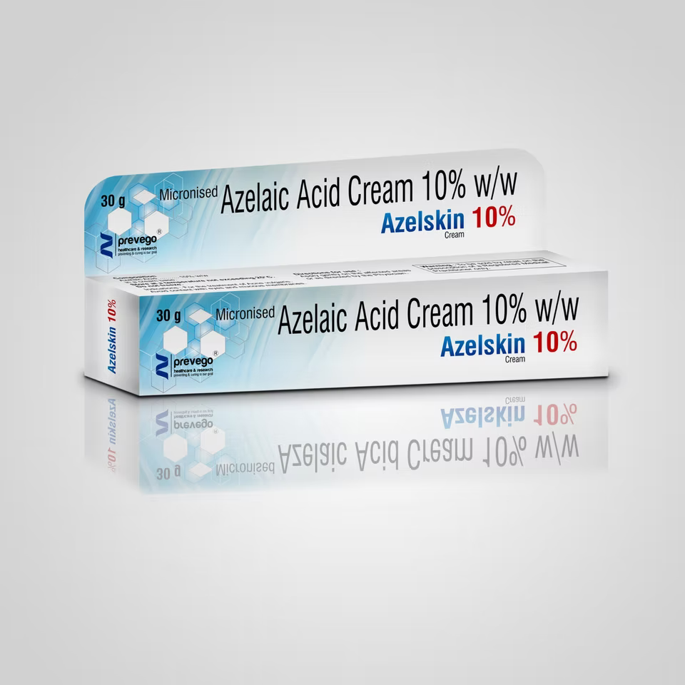 Azelskin 10% Cream – Azelaic Acid 10% for Acne-Prone Skin & Pigmentation Care