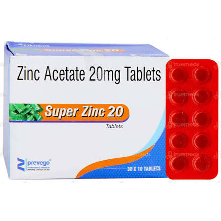 SUPER ZINC 20 TAB 1*10