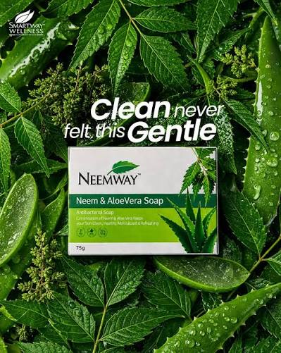 Neemway Neem Aloe Vera Soap – Herbal Soap for Everyday Skin Cleansing