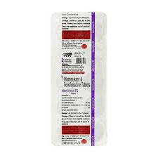 Montevac FX Tablet – Fexofenadine 120 mg + Montelukast 10 mg for Allergy Symptoms