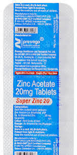 SUPER ZINC 20 TAB 1*10