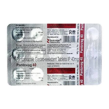 PANTOVAG 40MG TAB 1*15
