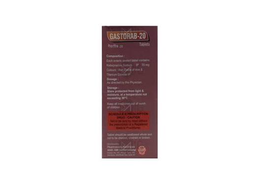 GASTORAB 20 TAB 1*10