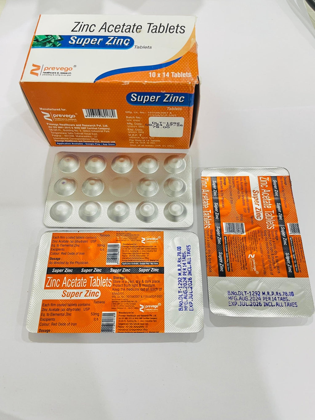 SUPER ZINC TAB 1*14