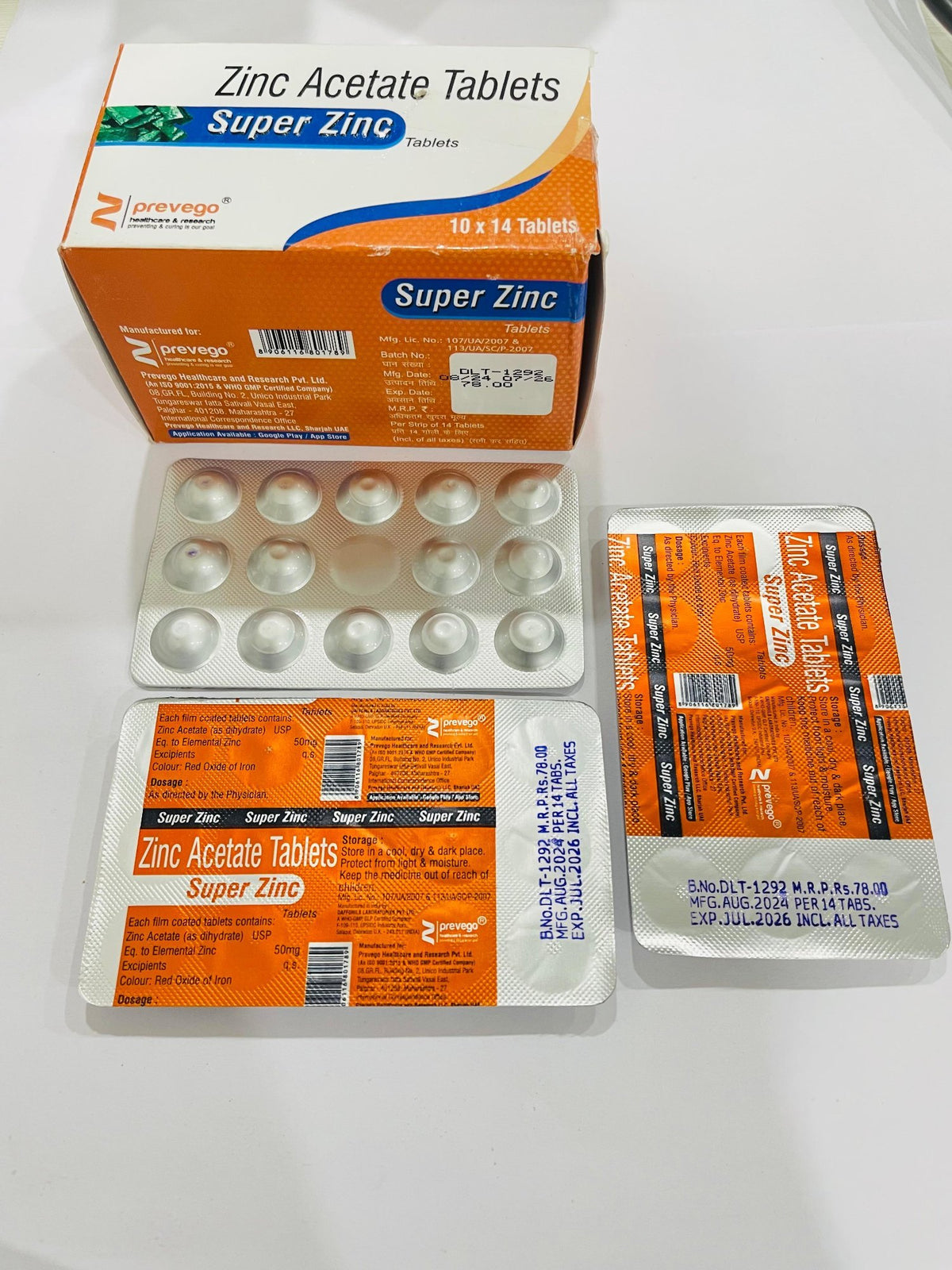SUPER ZINC TAB 1*14