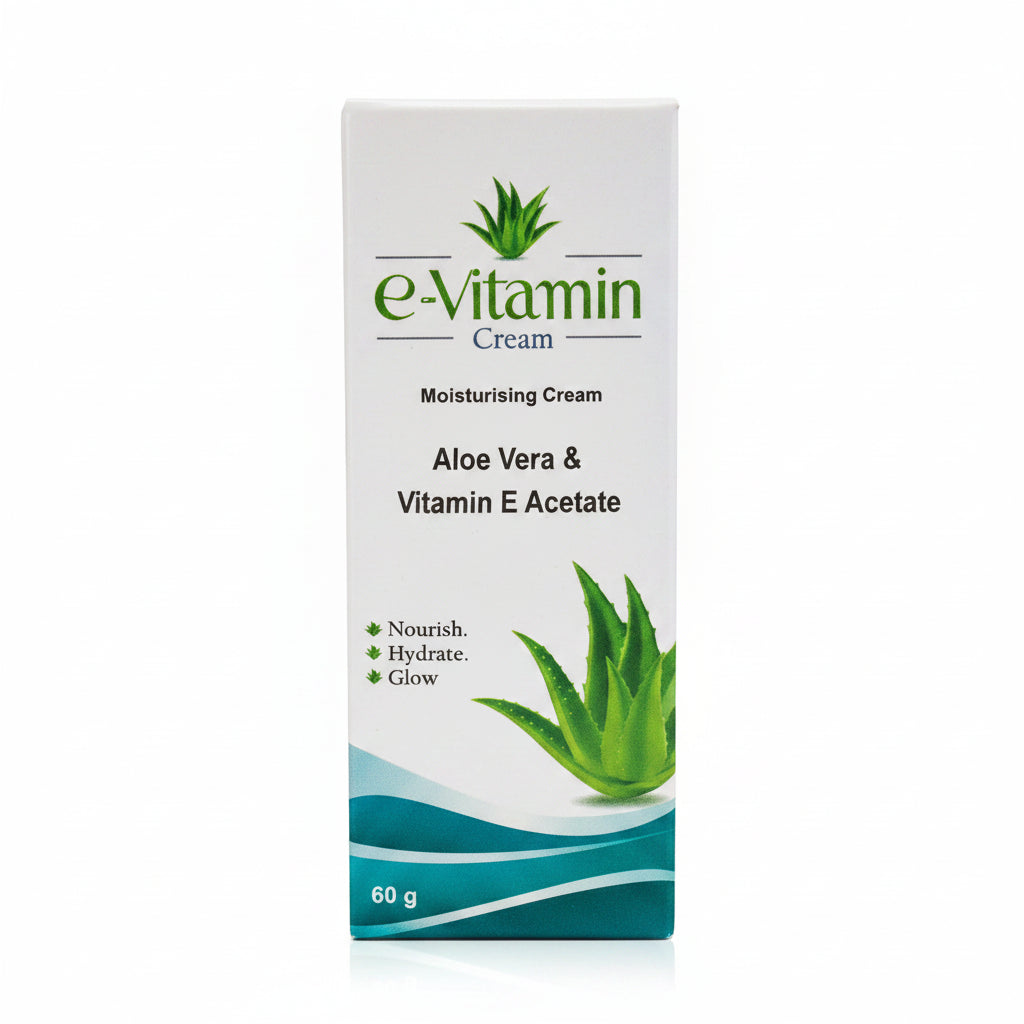 E-Vitamin Cream | Vitamin E & Aloe Vera Moisturizing Cream
